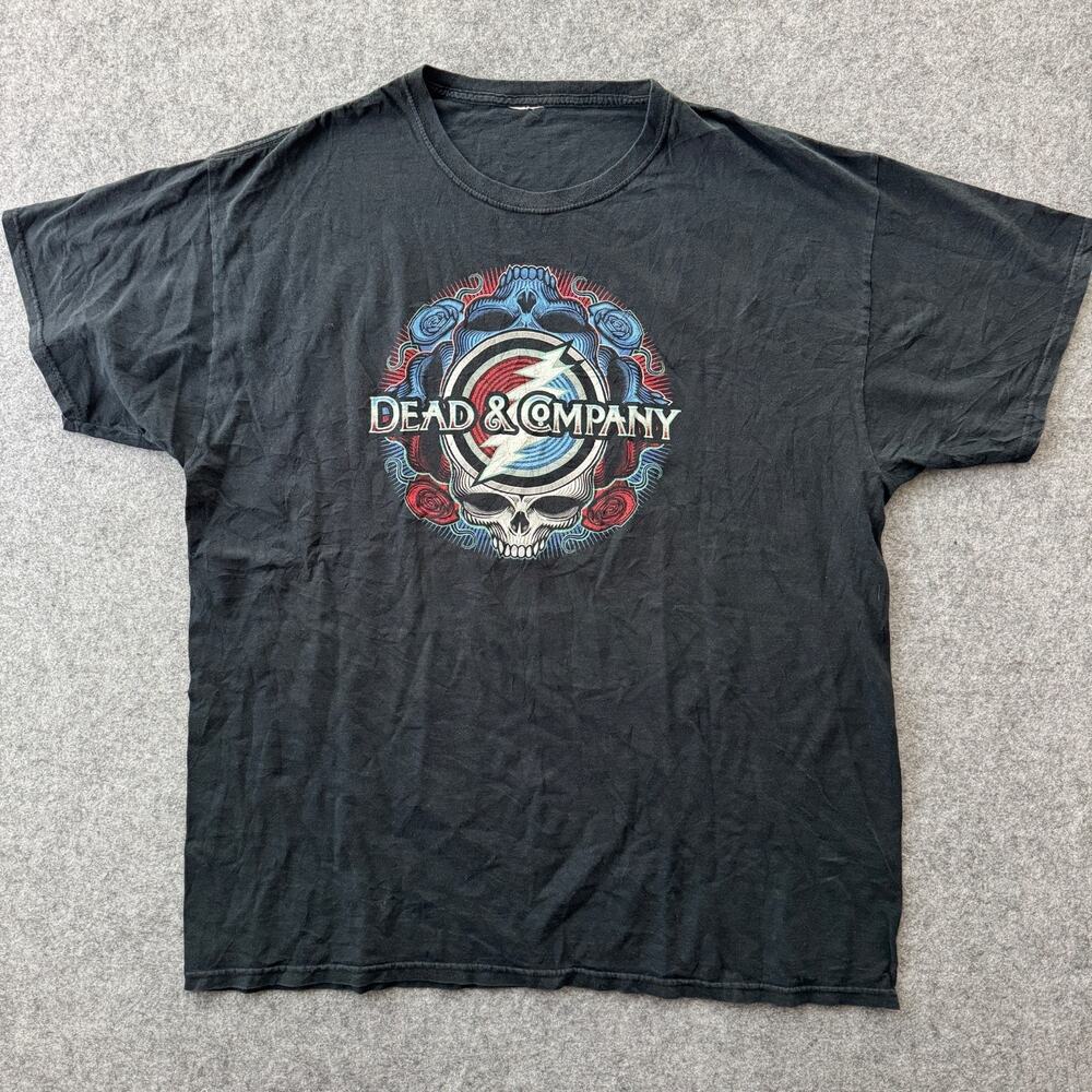 Dead And Company Summer 2017 Tour T Shirt Men’s XL Black See Measurements (S03)
